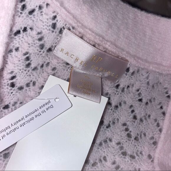 NWT Rachel Parcell Pointelle Cardigan - Picture 6 of 8